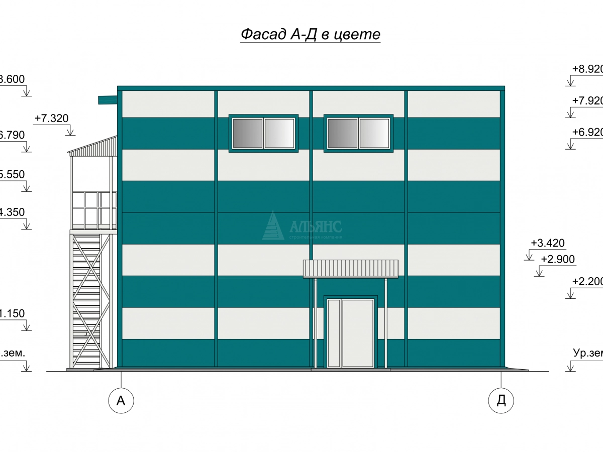 Планировка Торговый Центр из сэндвич-панелей -  фото 7